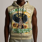 Personalized African Women Sleeveless Zip Hoodie Half Hood Half Holy - African Pride