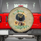 Personalized African Women Spare Tire Cover Half Hood Half Holy