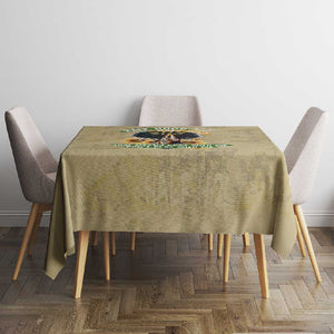 Personalized African Women Tablecloth Half Hood Half Holy