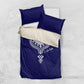 Printed Dashiki African Bedding Set Blue