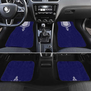 Printed Dashiki African Car Mats Blue