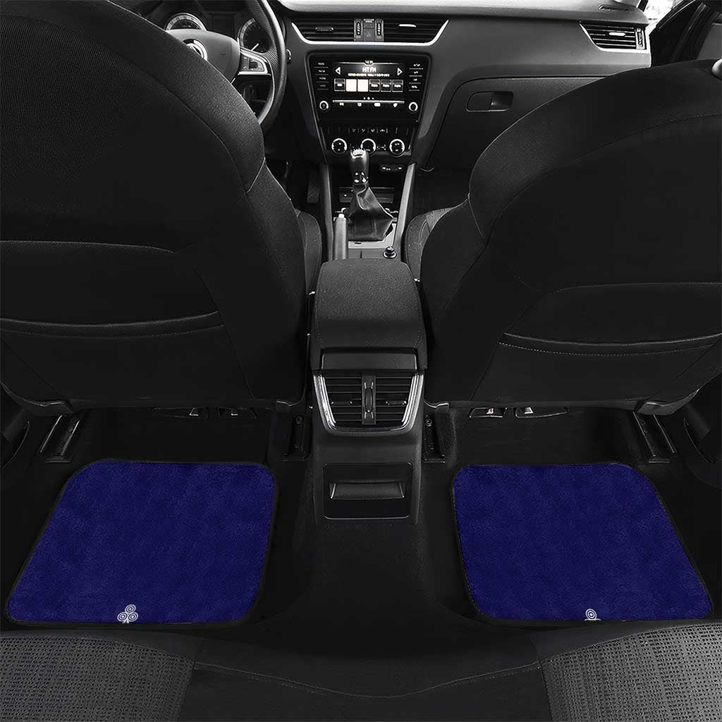 Printed Dashiki African Car Mats Blue