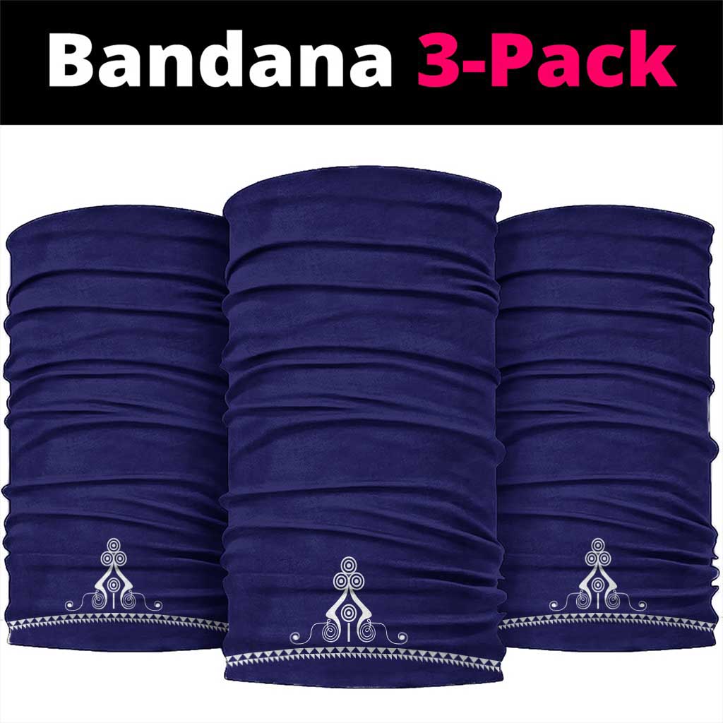 Printed Dashiki African Neck Gaiter Blue - African Pride