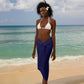 Printed Dashiki African Sarong Blue