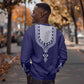 Printed Dashiki African Sweatshirt Blue