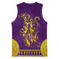 Anubis and Horus Basketball Jersey Egyptian God Purple - African Pride
