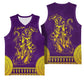 Anubis and Horus Basketball Jersey Egyptian God Purple - African Pride