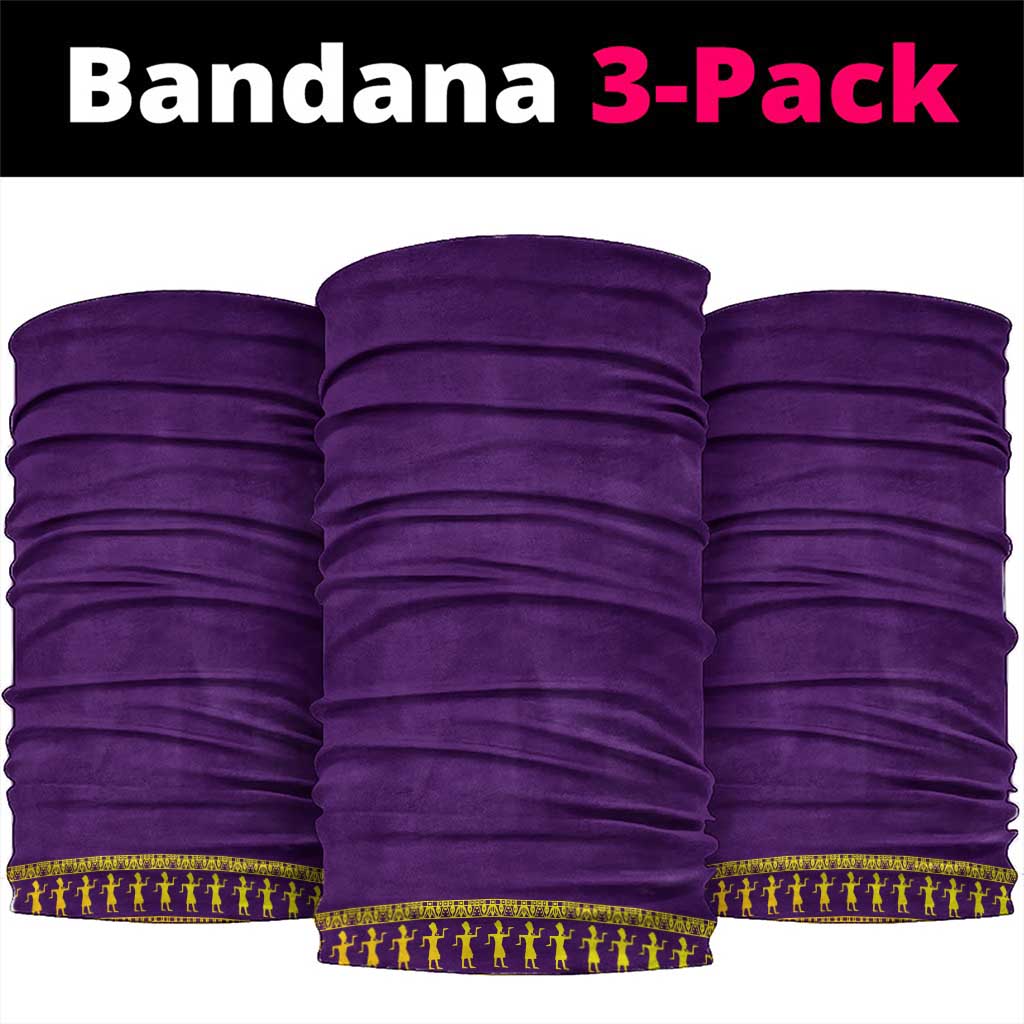 Anubis and Horus Neck Gaiter Egyptian God Purple - African Pride