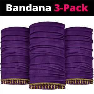 Anubis and Horus Neck Gaiter Egyptian God Purple - African Pride