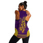 Anubis and Horus Women Racerback Tank Egyptian God Purple