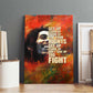 Reggae Legend Bob Canvas Wall Art Retro Style