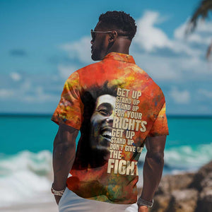 Reggae Legend Bob Hawaiian Shirt Retro Style