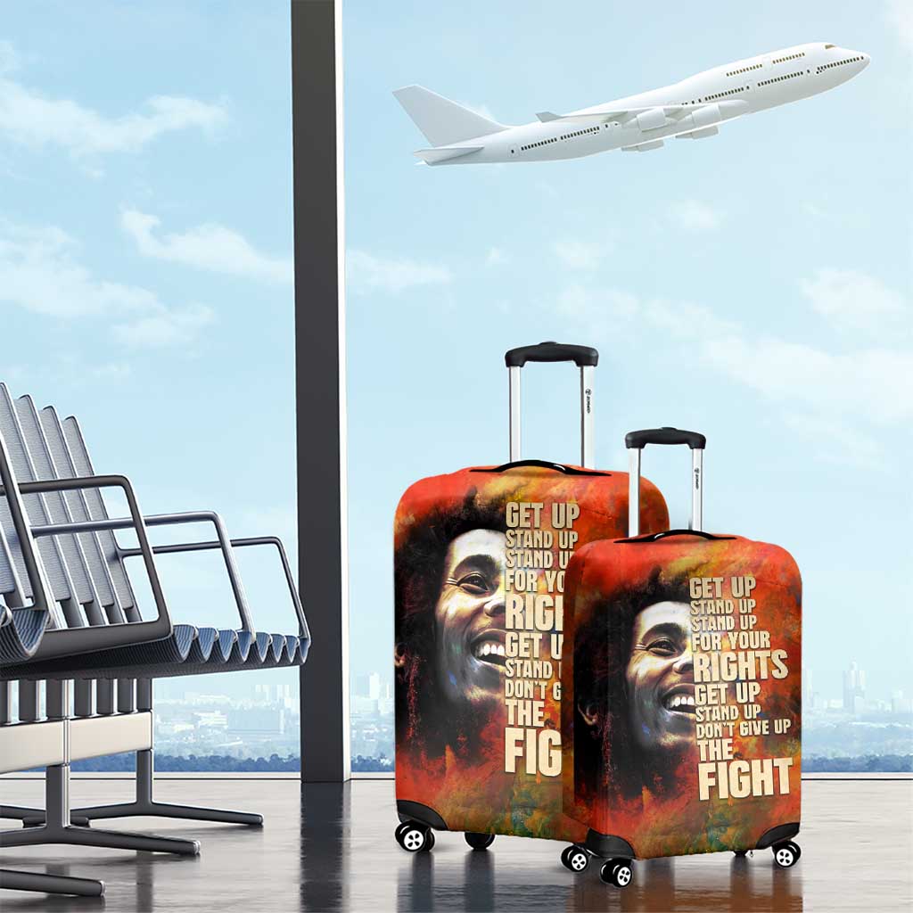 Reggae Legend Bob Luggage Cover Retro Style
