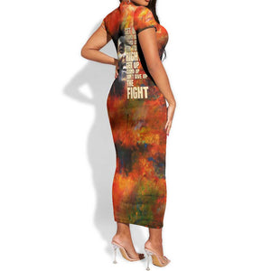 Reggae Legend Bob Short Sleeve Bodycon Dress Retro Style DT02