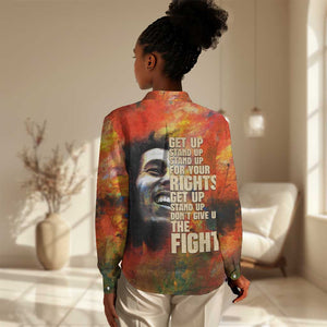 Reggae Legend Bob Women Casual Shirt Retro Style DT02