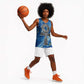 Ankh On Blue Basketball Jersey Pan African - African Pride