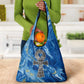 Ankh On Blue Grocery Bag Pan African