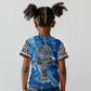 Ankh On Blue Kid T shirt Pan African