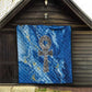 Ankh On Blue Quilt Pan African