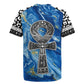 Ankh On Blue Rugby Jersey Pan African