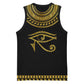 Eyes Of Horus Basketball Jersey Egyptian Art - African Pride