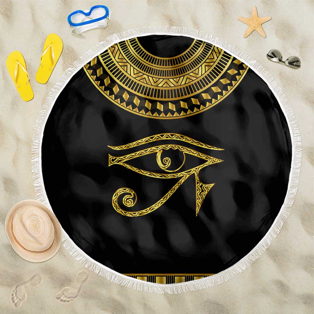 Eyes Of Horus Beach Blanket Egyptian Art