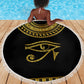 Eyes Of Horus Beach Blanket Egyptian Art