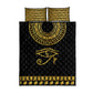 Eyes Of Horus Quilt Bed Set Egyptian Art