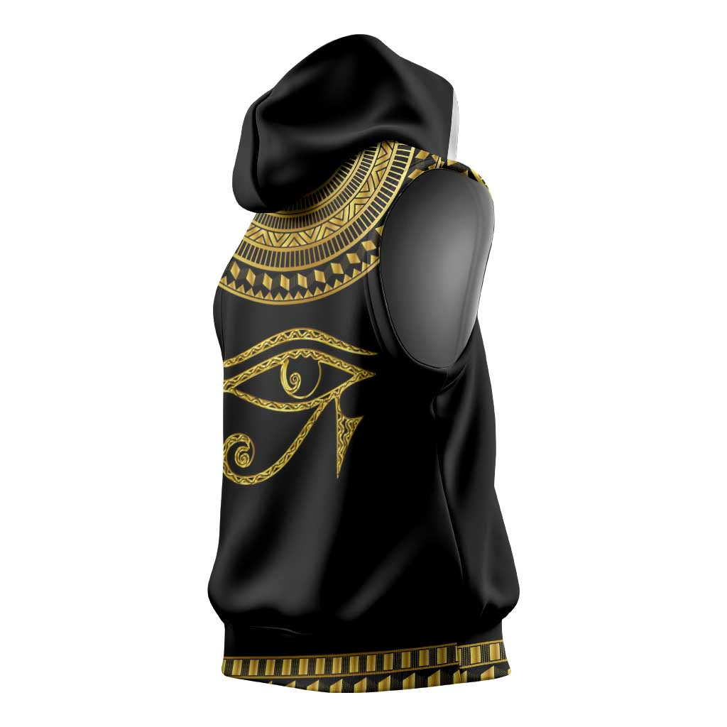 Eyes Of Horus Sleeveless Hoodie Egyptian Art - African Pride