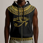 Eyes Of Horus Sleeveless Zip Hoodie Egyptian Art - African Pride