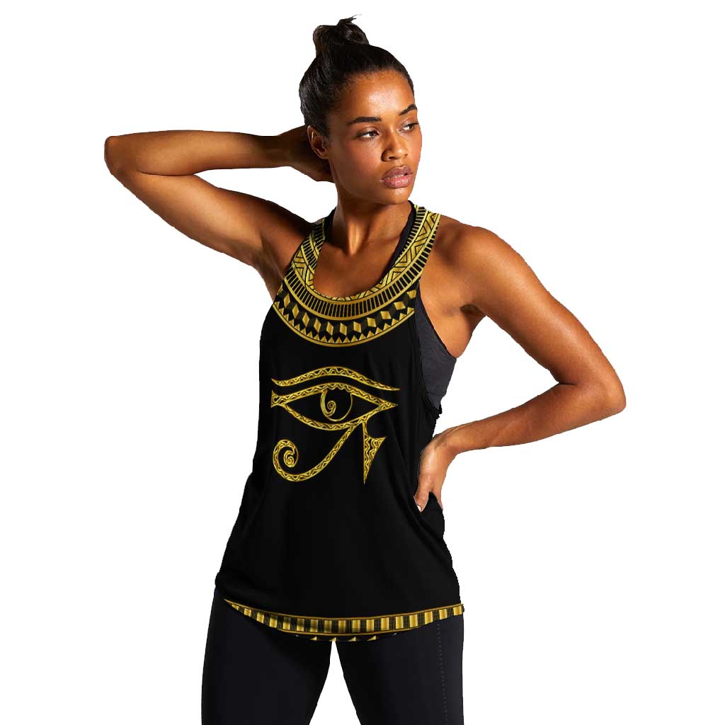 Eyes Of Horus Women Racerback Tank Egyptian Art
