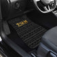 Personalized Truth Know Thyself Car Mats Eye of Horus and Ankh