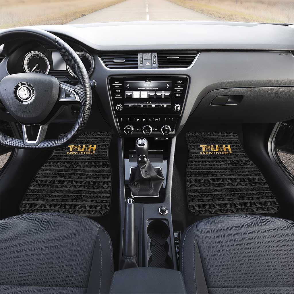 Personalized Truth Know Thyself Car Mats Eye of Horus and Ankh
