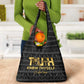 Personalized Truth Know Thyself Grocery Bag Eye of Horus and Ankh