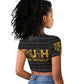 Personalized Truth Know Thyself Raglan Cropped T shirt Eye of Horus and Ankh