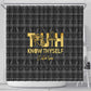 Personalized Truth Know Thyself Shower Curtain Eye of Horus and Ankh