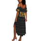 Personalized Truth Know Thyself Summer Maxi Dress Eye of Horus and Ankh