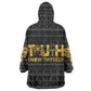 Personalized Truth Know Thyself Wearable Blanket Hoodie Eye of Horus and Ankh