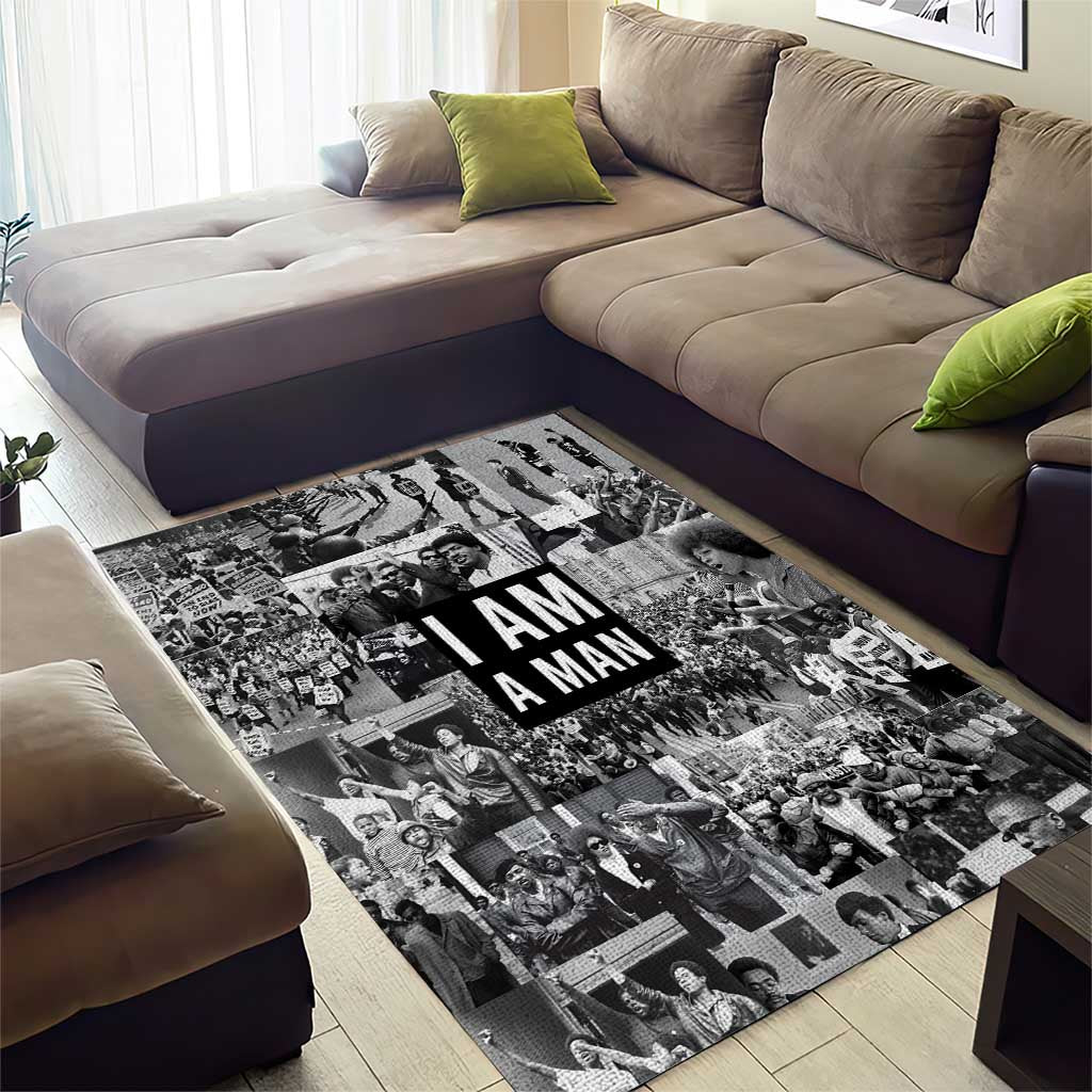 Black Power Area Rug African American Culture