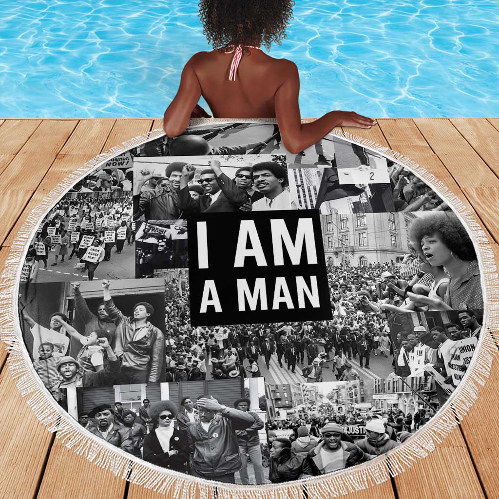 Black Power Beach Blanket African American Culture