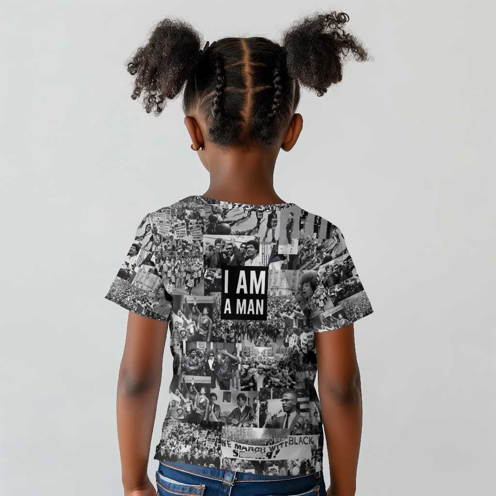 Black Power Kid T shirt African American Culture