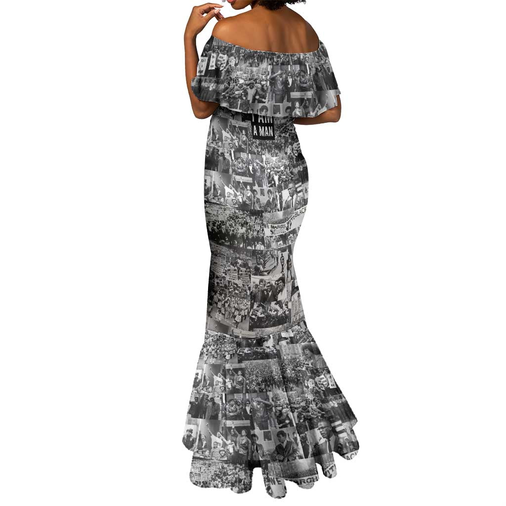 Black Power Mermaid Dress African American Culture
