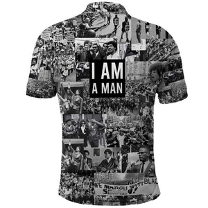 Black Power Polo Shirt African American Culture