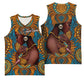 Personalized Black Girl Flora Basketball Jersey African Women - African Pride