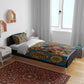 Personalized Black Girl Flora Bedding Set African Women