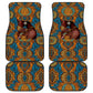 Personalized Black Girl Flora Car Mats African Women