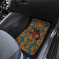Personalized Black Girl Flora Car Mats African Women