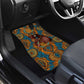 Personalized Black Girl Flora Car Mats African Women