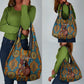 Personalized Black Girl Flora Grocery Bag African Women