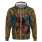 Personalized Black Girl Flora Hoodie African Women